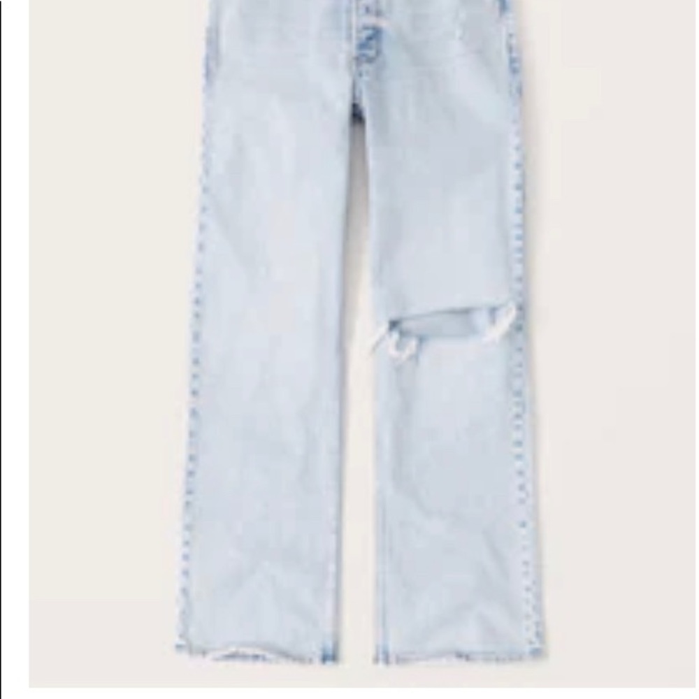 NWOT Abercrombie 90 Low Rise Baggy Jeans
